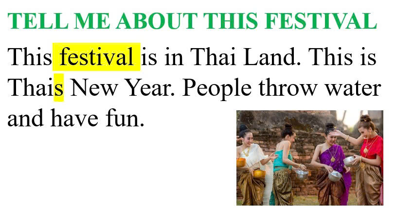 Songkran Festival in Thailand